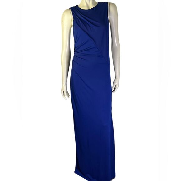 BCBG by Max Azaria NWOT Simone Gown in Orient Blue Size Medium - Picture 6 of 11